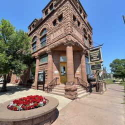 Washburn Historical Museum - Outside the brownstone gem.