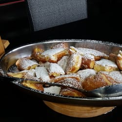 Burg Sonnenberg - Kings cake.... so good.  Egg type dumpling with sugar, plums soaked in wine and vanilla ice cream