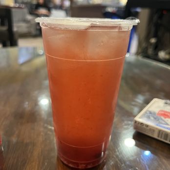 3 Blossoms Cafe - Strawberry Immortality Tea - Bubble Tea Near Me - Westminster, California