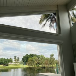 Southern Glass Protection - We tinted entire house. This large picture front window even has a seam you can barely see.