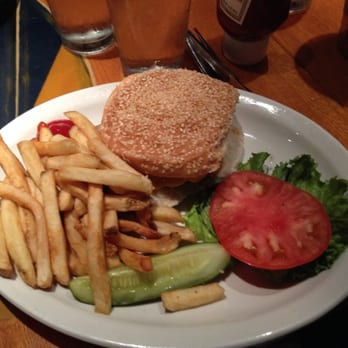 The Tombs - A Tombs Burger with Cheddar cheese. - New American Near Me - Washington, DC, District of Columbia