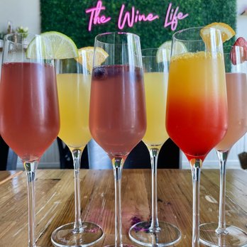 Verre Wine Bar - Mimosas - all 6 flavors offered - Wine Bars Near Me - Arlington, Virginia Verre Wine Bar - Mimosas - all 6 flavors offered - Wine Bars Near Me - Arlington, Virginia