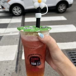 Pikmin Tropical Slush - the straw cover is reusable silicone and so cute! It's on my metal boba straw at home Pikmin Tropical Slush - the straw cover is reusable silicone and so cute! It's on my metal boba straw at home