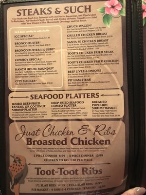 Menu photo 8 Toot-Toot Family Restaurant Bethany, MO Menu photo 8 Toot-Toot Family Restaurant Bethany, MO