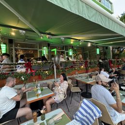 Outside seating Outside seating