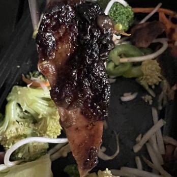 Asian Box - Too burnt for my tastes.  Most of the order came this way. - Asian Fusion Near Me - San Francisco, California