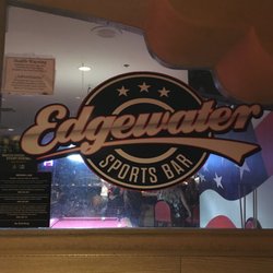 Edgewater Sports Bar - Name and sign