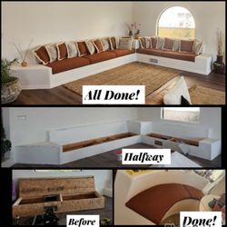 Tony's Upholstery - Custom indoor bench