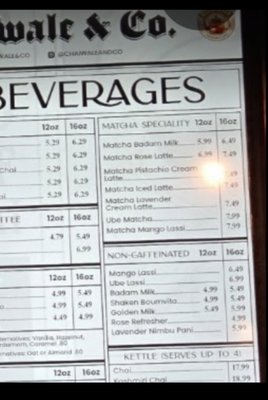 Menu photo 1 Chaiwale & Co Riverside, CA Menu photo 1 Chaiwale & Co Riverside, CA