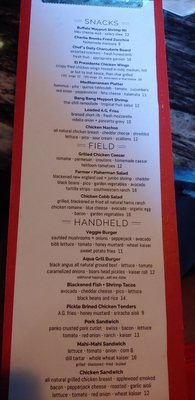 Menu photo 8 Aqua Grill Ponte Vedra Beach, FL Menu photo 8 Aqua Grill Ponte Vedra Beach, FL