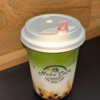 Neko Cafe - matcha latte milk tea boba - Bubble Tea Near Me - Riverside, California