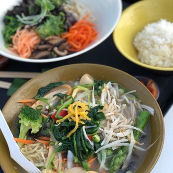 SoJo Spa Club - Vegetable Ramen and bibimbap - Saunas Near Me - Edgewater, New Jersey