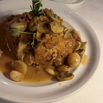 Chez Joel Bistro - Coq au Vin  la Mode Rustique  Ma Faon - French Near Me - Chicago, Illinois