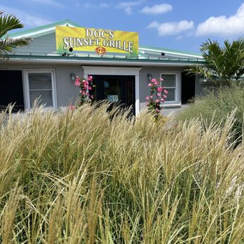 Doc's Sunset Grille - Front of restaurant - Seafood Near Me - Oxford, Maryland