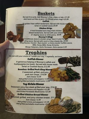 Menu photo 2 Mooney's Pub & Grill Norman, OK