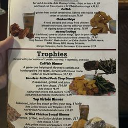 Mooney's Pub & Grill - Menu