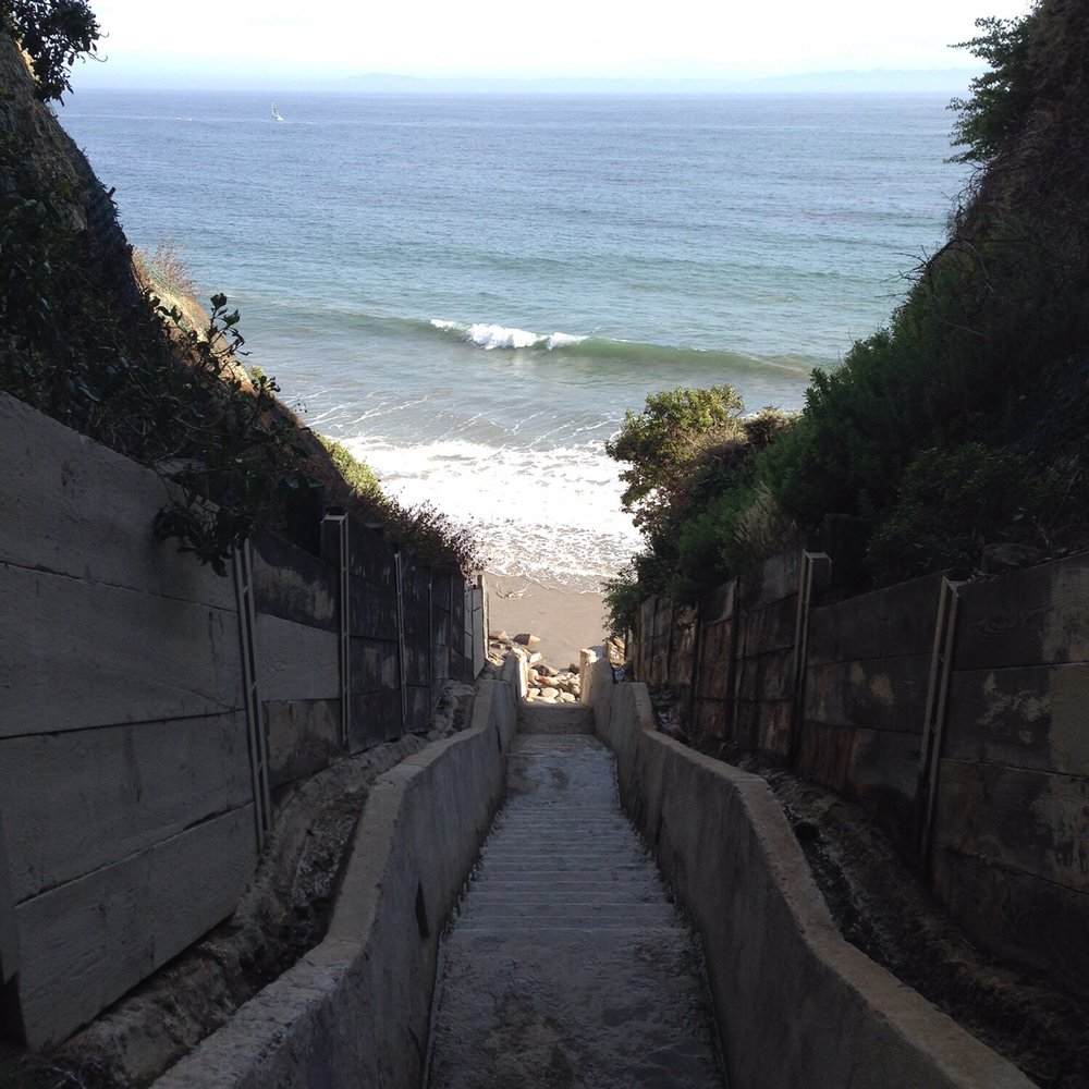 One Thousand Steps Beach - The last portion of the steps - Beaches Near Me - Santa Barbara, California One Thousand Steps Beach - The last portion of the steps - Beaches Near Me - Santa Barbara, California