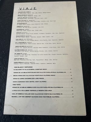 Menu photo 2 Viaje Long Beach, CA