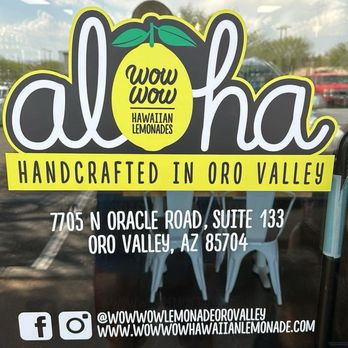 Wow Wow Lemonade Oro Valley - Front door - Acai Bowls Near Me - Oro Valley, Arizona Wow Wow Lemonade Oro Valley - Front door - Acai Bowls Near Me - Oro Valley, Arizona