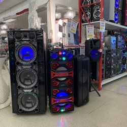 Home Center - Speakers/stereos/ some have plugins for guitars and microphones
