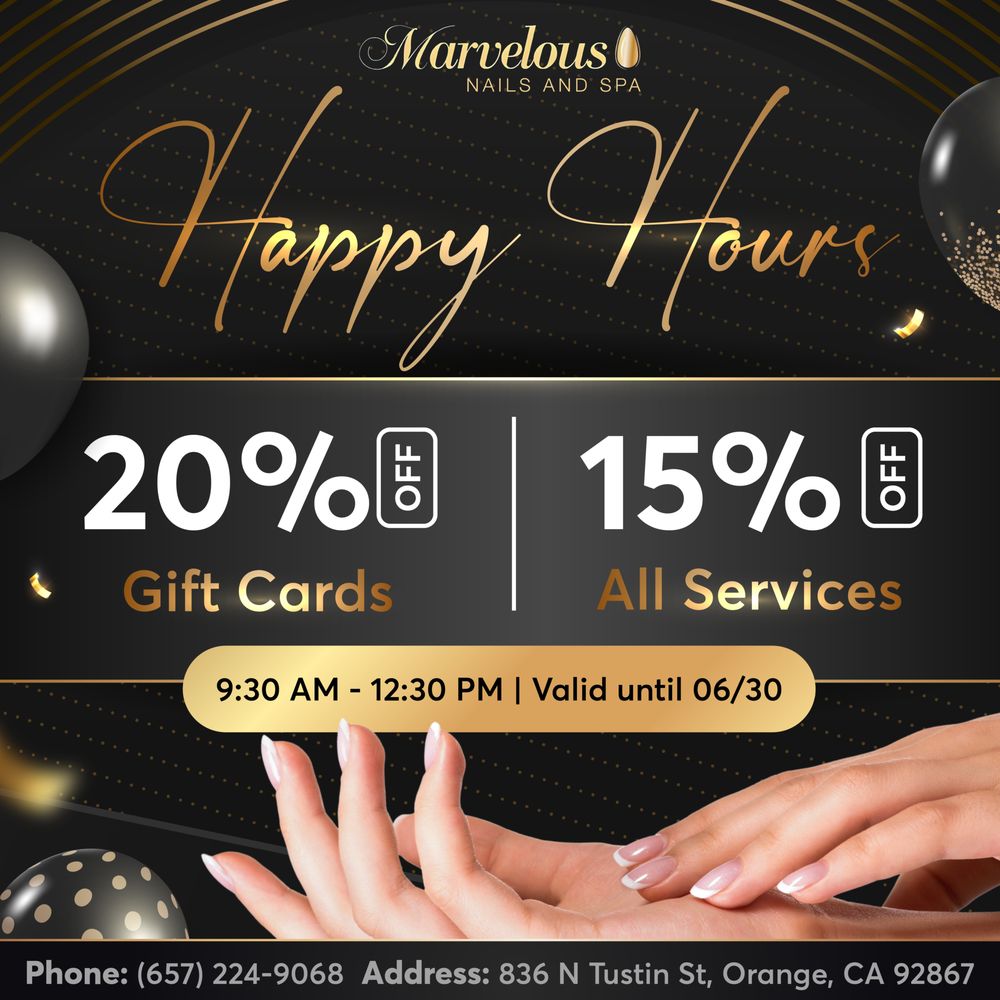 MARVELOUS NAILS AND SPA Updated October 2024 215 Photos & 26