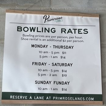 Primrose Lanes - Bowling rates - Bowling Near Me - Orlando, Florida