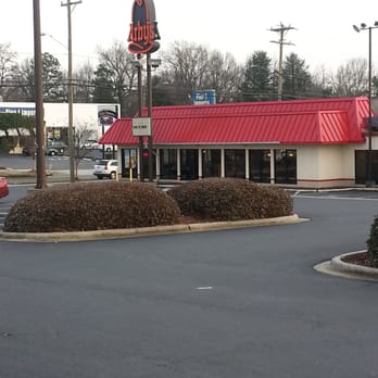 Arby's - a restaurant with a red roof - Fast Food Near Me - Charlotte, North Carolina