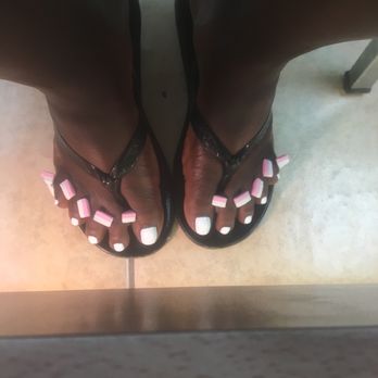 Davi Nails - White toessss - Nail Salons Near Me - Norfolk, Virginia