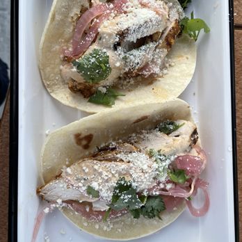 Sideshow - Grilled chicken tacos  Sooooo good :) - Sports Bars Near Me - New Paltz, New York