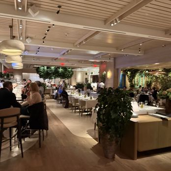 Avra - view of interior of restaurant from a bar seat - Greek Near Me - New York, New York
