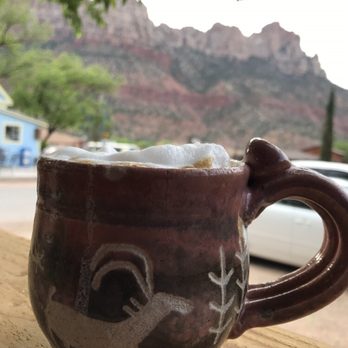 Oscar's Cafe - Cappuccino Oscar style. Great start in comfy mug. - Mexican Near Me - Springdale, Utah Oscar's Cafe - Cappuccino Oscar style. Great start in comfy mug. - Mexican Near Me - Springdale, Utah