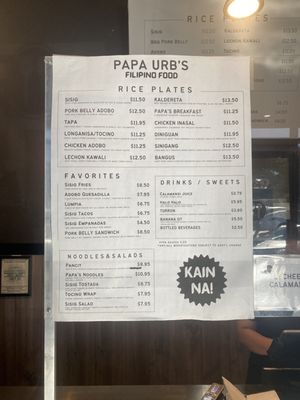 Menu photo 8 Papa Urb's Grill - Tracy Tracy, CA