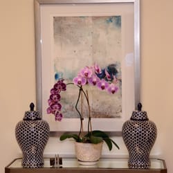 Le Concierge MD - Le Concierge MD reception area with beautiful orchids