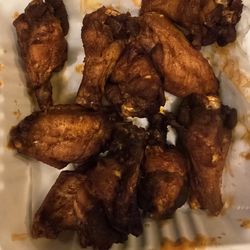 Crisp Chikn - Burnt chicken wings.
