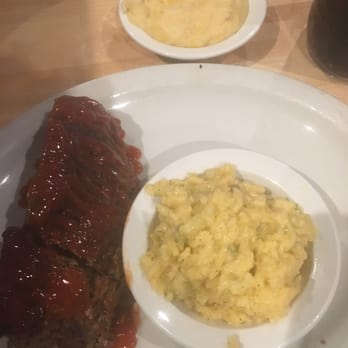 Sodolaks Beefmasters Restaurant - Meatloaf, loaded mashed potatoes & broccoli rice & cheese casserole. - American Near Me - Bryan, Texas Sodolaks Beefmasters Restaurant - Meatloaf, loaded mashed potatoes & broccoli rice & cheese casserole. - American Near Me - Bryan, Texas