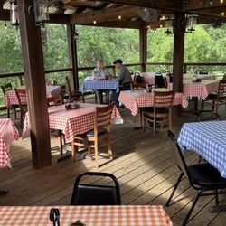 Richter's Antler Cafe - The covered patio