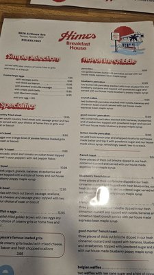 Menu photo 8 Himes Breakfast House Tampa, FL Menu photo 8 Himes Breakfast House Tampa, FL