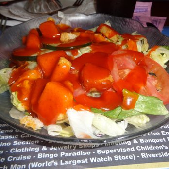 Riverview Restaurant - Garden Salad with French Dressing - American Near Me - Laughlin, Nevada