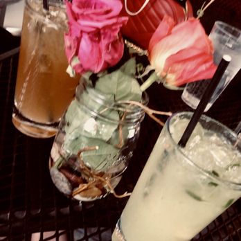 The Fireside Grill - Spicy pineapple cocktail and balsamic pineapple cocktail - American Near Me - Beaverton, Oregon