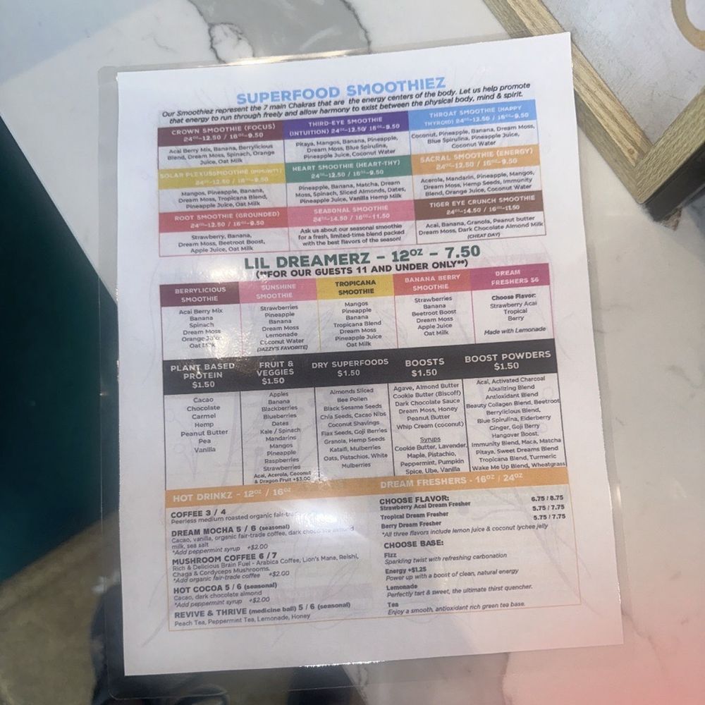 Dream Bowlz - Dream Bowlz Superfood Smoothie Menu - Acai Bowls Near Me - Hercules, California Dream Bowlz - Dream Bowlz Superfood Smoothie Menu - Acai Bowls Near Me - Hercules, California