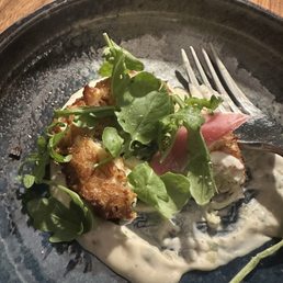 Crab cake appetizer