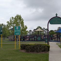 Entrance to playground area