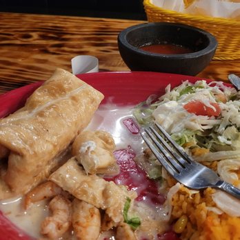 Plaza Mexico - Shrimp Chimichanga, delicious. - Mexican Near Me - Spring Hill, Florida Plaza Mexico - Shrimp Chimichanga, delicious. - Mexican Near Me - Spring Hill, Florida