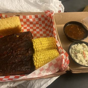 Famous Dave's Bar-B-Que - $7 for extra sides, but only expect 2 mouth full. Not worth it. - Barbeque Near Me - Redlands, California