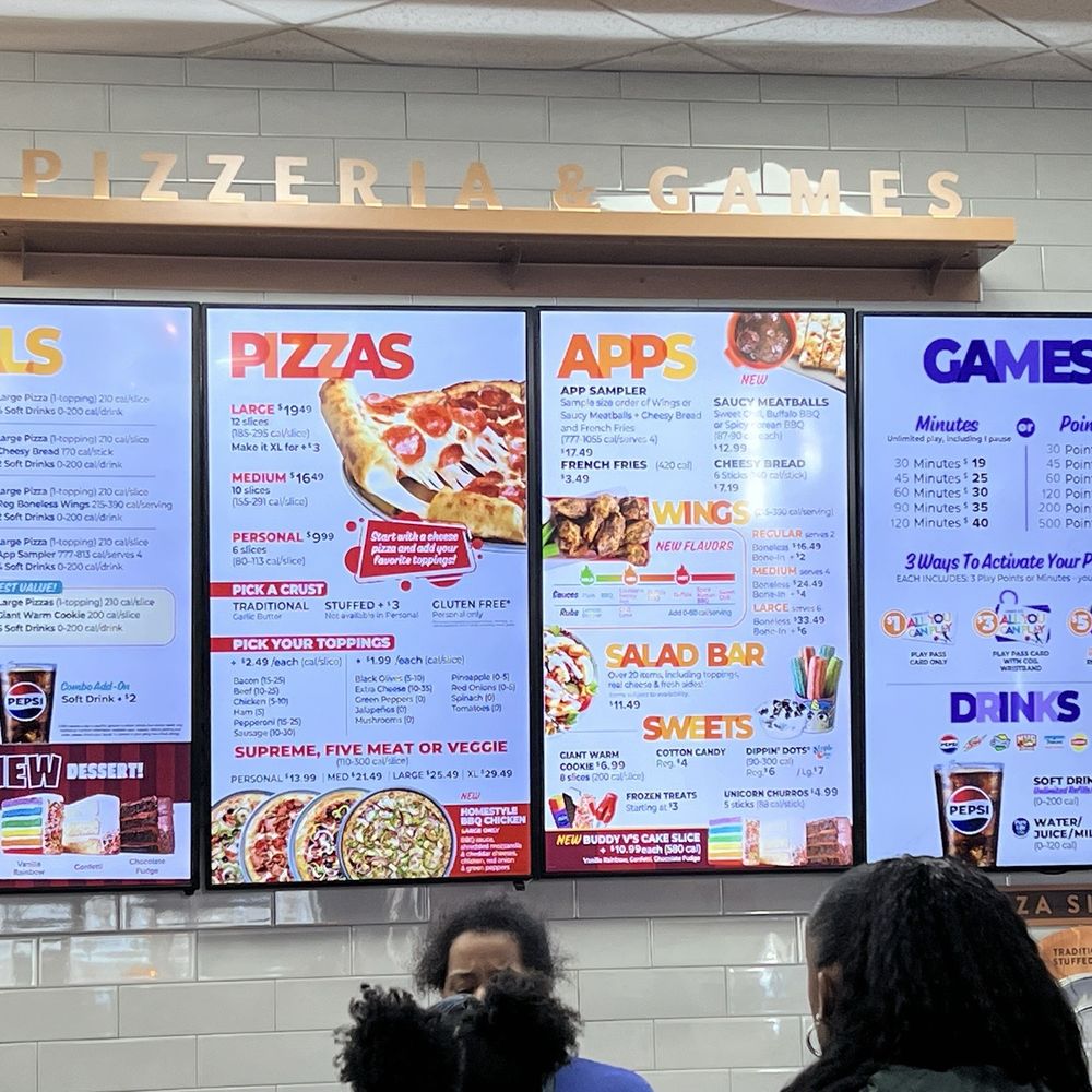 Chuck E. Cheese - Menu - Pizza Near Me - Chesapeake, Virginia Chuck E. Cheese - Menu - Pizza Near Me - Chesapeake, Virginia
