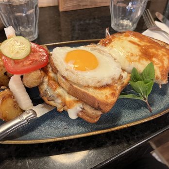 Queens Breakfast Cocktails - Croque Forestie - Cocktail Bars Near Me - Calgary, Alberta