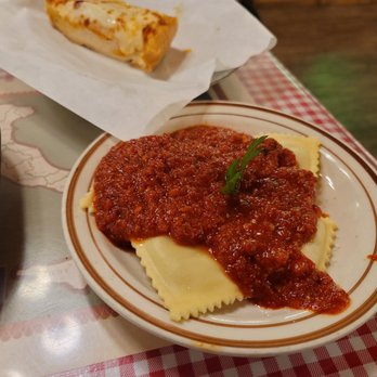DeNicola's Restaurant - A side of Ravioli with sauce. You can also choose angel hair or spaghetti as your side dish. - Italian Near Me - Portland, Oregon DeNicola's Restaurant - A side of Ravioli with sauce. You can also choose angel hair or spaghetti as your side dish. - Italian Near Me - Portland, Oregon