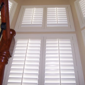 Vineyard Blind & Shutter - Large staircase shutter job. - Shades & Blinds Near Me Vineyard Blind & Shutter - Large staircase shutter job. - Shades & Blinds Near Me