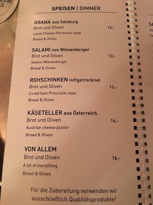 Menu photo 6 Fridrich Bar Salzburg, 5