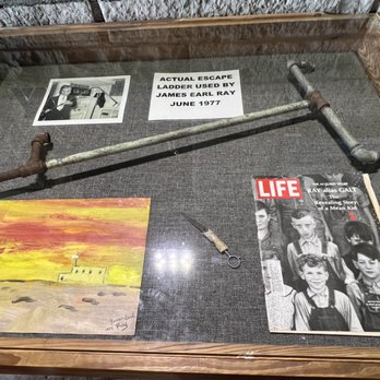 Historic Brushy Mountain State Penitentiary - James Earl Ray ladder - Historical Tours Near Me - Petros, Tennessee